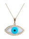 Necklace Eye from Gold 14K