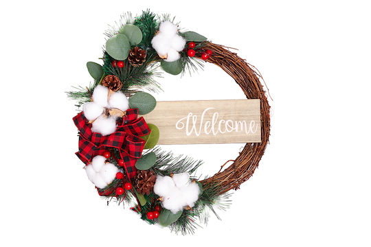 Etoile Crăciun Decorativ Coroană de flori cu Diametru 40cm.