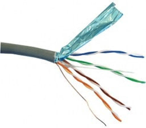 Redled U/UTP Cat.5e (Gigabit) Καλώδιο Δικτύου Ethernet 1m