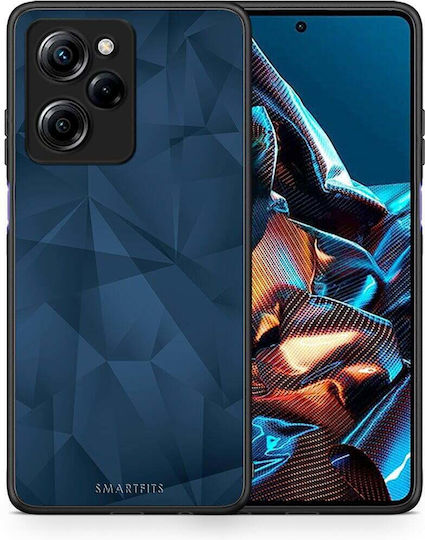 Smartfits Geometric Blue Abstract Umschlag Rückseite Blau (Poco X5 Pro) 8431517499731_46711832805715