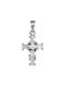 White Gold Cross 14K