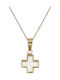 Gold Kreuz 14K mit Kette