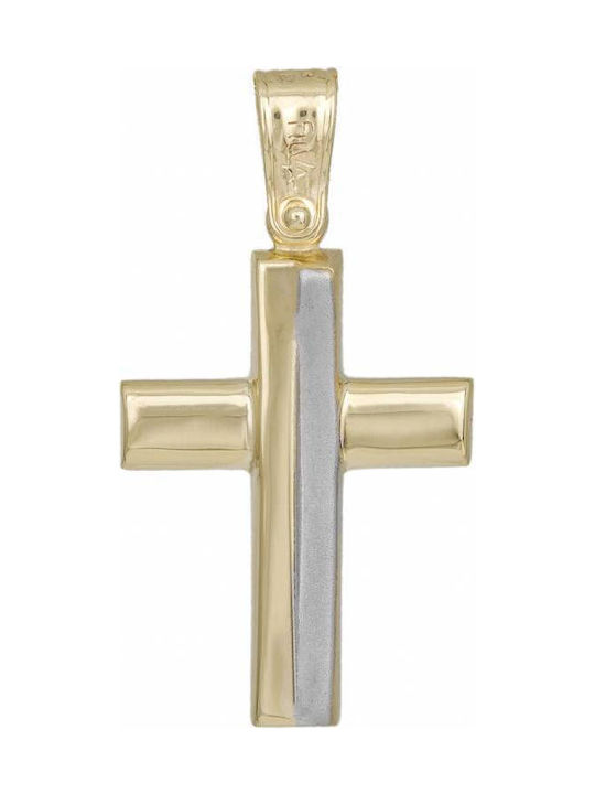 Herren Gold Kreuz 9K