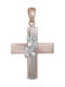 Damen Gold Kreuz 14K