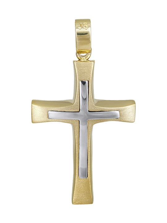 Herren Gold Kreuz 14K Αντρικός