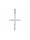 White Gold Cross 14K