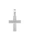 Women's White Gold Cross 14K