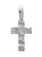 White Gold Cross 14K