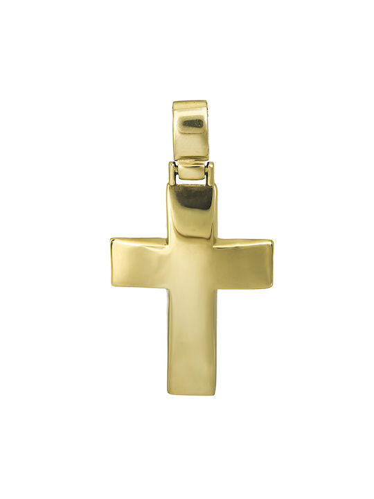 Herren Gold Kreuz 9K