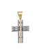 Damen Gold Kreuz 18K