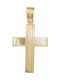 Herren Gold Kreuz 14K