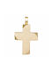 Herren Gold Kreuz 14K