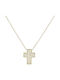 Gold Kreuz 14K mit Kette