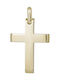 Herren Gold Kreuz 14K