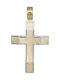 Herren Gold Kreuz 14K