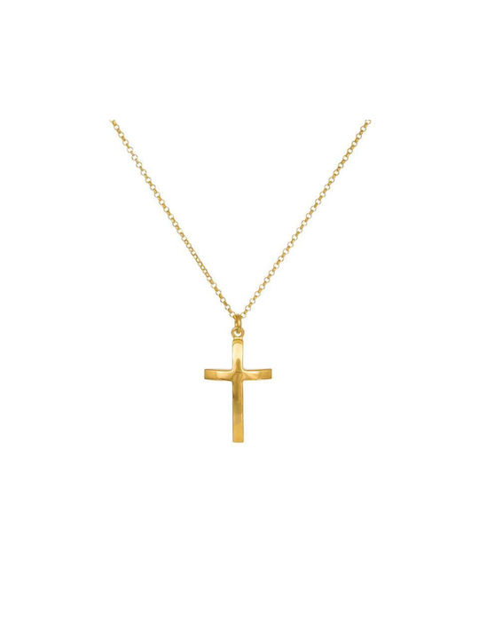 Cross from Gold Plated Silver