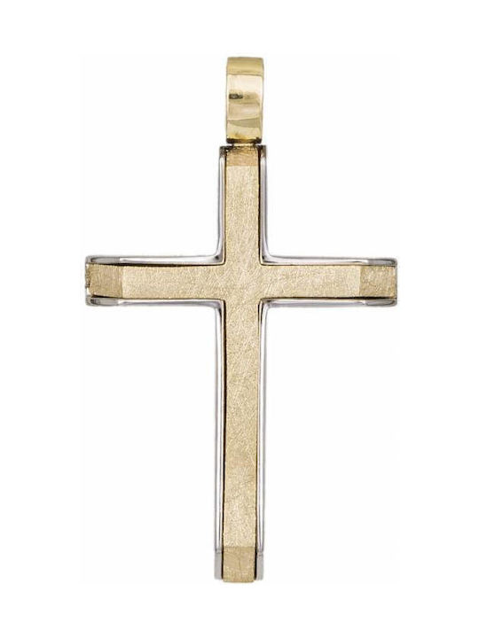 Herren Gold Kreuz 14K