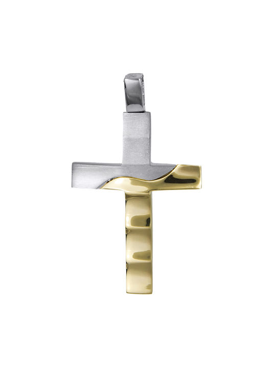 Herren Gold Kreuz 14K Αντρικός