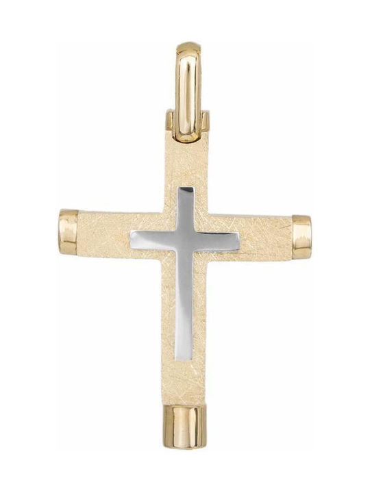 Herren Gold Kreuz 14K