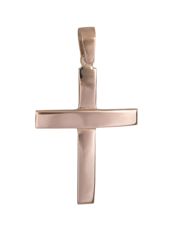 Roségold Kreuz 14K