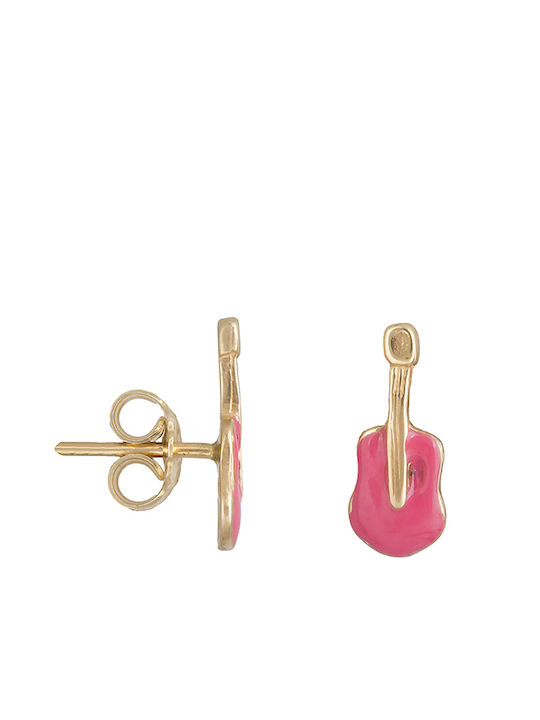 Kids Earrings Studs made of Gold 14K