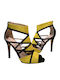 Suede Sandals Yellow