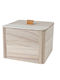 Kaemingk Wooden Decorative Box 20x20x15cm