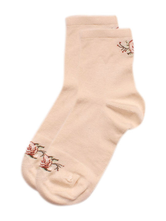 Pro Socks Bamboo Soft Damen Socken Ecru 1Pack