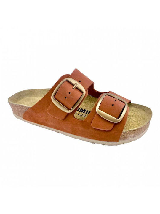 Vesna Anatomic Leather Women's Sandals Orange