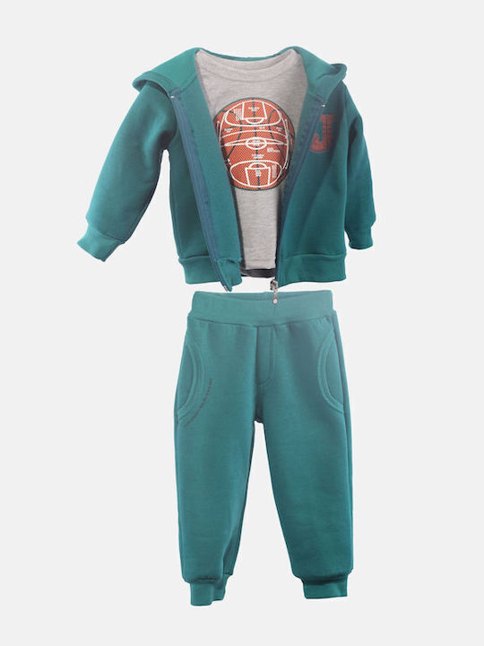 Joyce Kinder Sweatpants Set - Jogginganzug Petrol Blue Joyce Kinder Sweatpants Set - Jogginganzug Petrol Blue