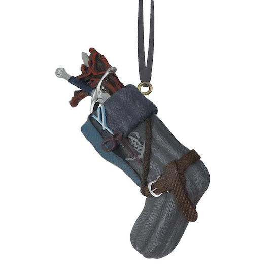 Lord of the Rings Gandalf Hanging Boot Ornament Plastic Gray