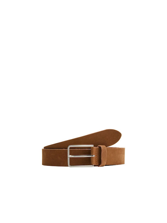 S.Oliver Men's Leather Belt Red