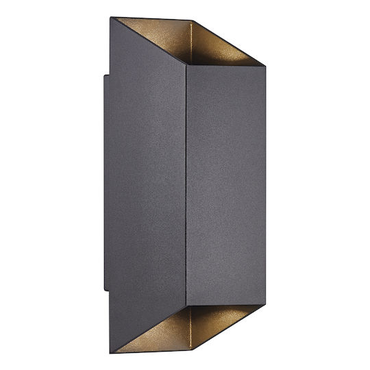 Nordlux Square 22 Lumină de exterior montată pe perete GU10 IP54 Dublu Fascicul 8x9.5x23.5εκ.