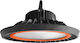 Power Led Commercial Bell Light 200W Cool White 24000lm with Built-in LED White Ø45cm