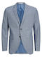 Men's Summer Suit Jacket Slim Fit Light Blue