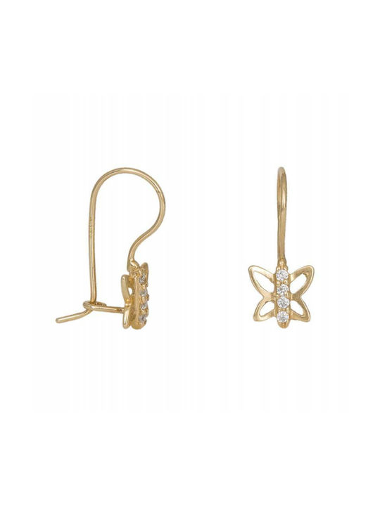 Earrings made of Gold 14K