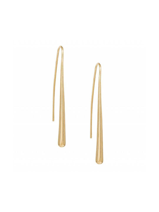 Earrings Pendants made of Gold 14K