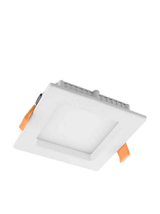 Power Led Квадрат Вграден LED Панел 18W с Топло бяло Светлина 3000К