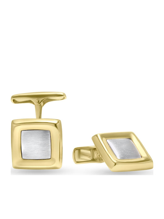Cufflinks from Gold in Yellow Color
