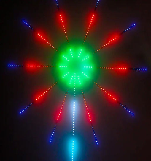 LED-Streifen USB 5V RGB Licht 5m Typ SMD5050 mit Netzteil & Fernbedienung