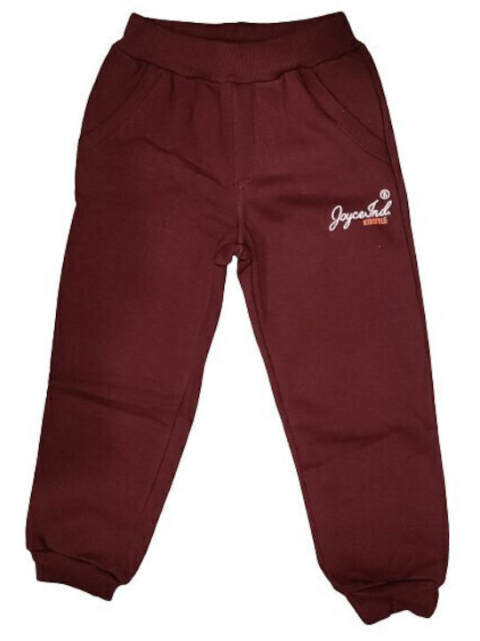 Joyce Kids Sweatpants Bordeaux