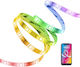 Xanlite Banda LED USB 5V RGB Lumină 3m Cu Sursă De Alimentare