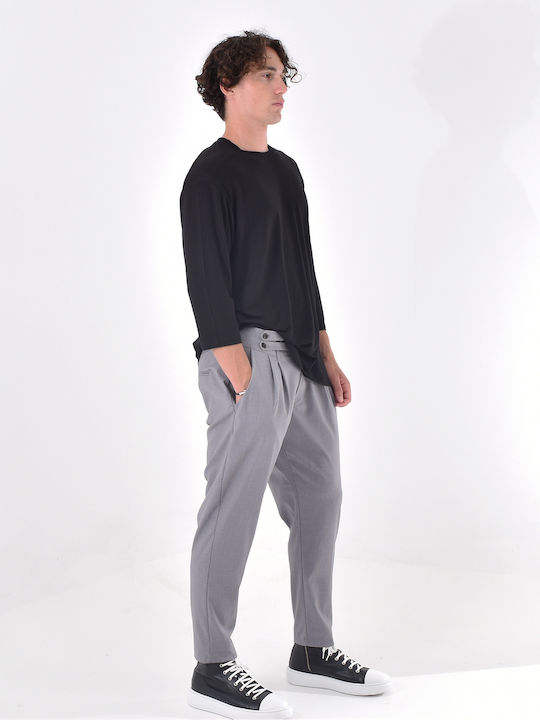 Aris Tsoubos Men's Trousers Gray