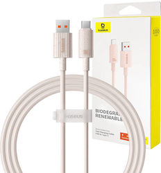 Baseus Series USB 3.0 Cablu USB-C bărbătesc - USB-A de sex masculin 100W Roz 1m (P10360203421-00)