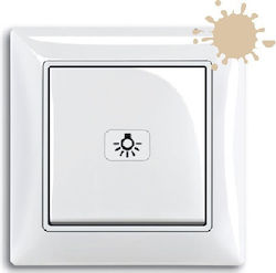 Abb Basic 55 Μηχανισμός για Μπουτόν Κλιμακοστασίου Λευκό