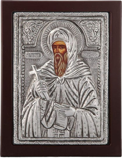 Naoum 1898 Εικόνα Άγιος Αντώνιος Επιμεταλλωμένη 24x19εκ.