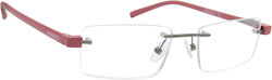 Oramont Lesebrille +2.75 in Rot Farbe PLREDBBF1...