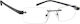 Oramont Reading Glasses +2.75 in Black color PL...