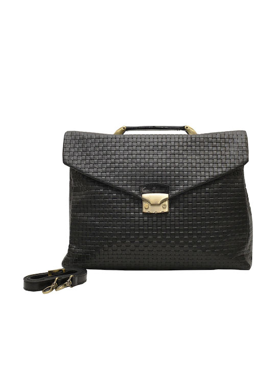Leather Men's Bag Shoulder / Crossbody Black