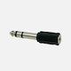 GBC Converter 6.3mm Male to 6.3mm Female Silver 1 Piece 29.1325.00